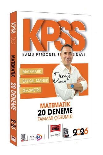 2026 KPSS Genel Yetenek Tamamı Çözümlü Matematik Soru Bankası (Deniz Atalay) Yargı Yayınları
