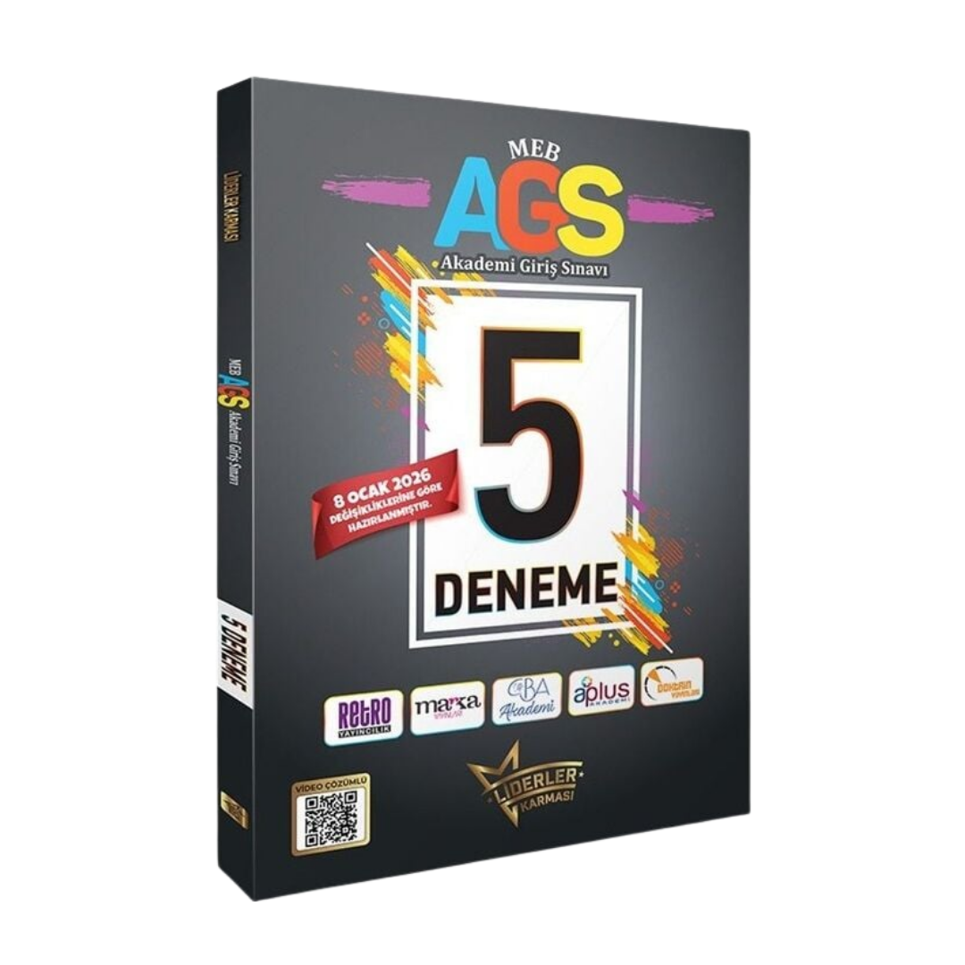 MEB-AGS Tüm Dersler 5 Deneme Çözümlü Liderler Karması