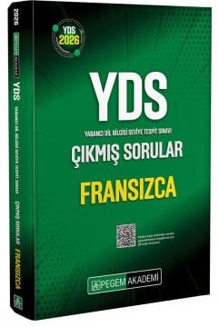 2026 YDS Fransızca Çıkmış Sorular Pegem Akademi