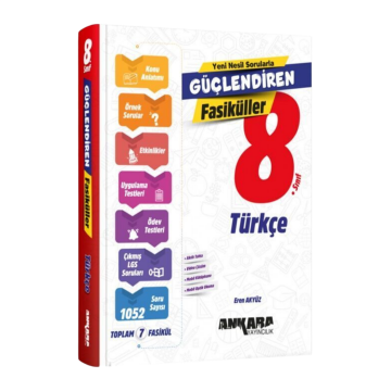 Ankara Yayıncılık 8. Sınıf Türkçe Güçlendiren Fasiküller