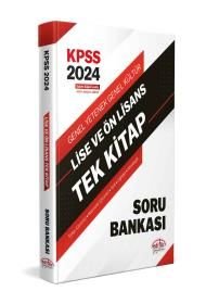 Editör Yayınları 2024 KPSS Lise ve Ön Lisans Tek Kitap Soru Bankası