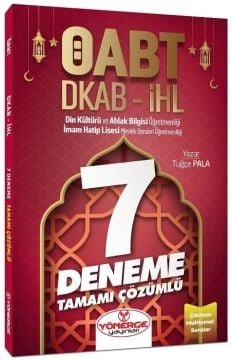 ÖABT Din Kültürü ve Ahlak Bilgisi Öğretmenliği 7 Deneme Çözümlü -  Tuğçe Pala