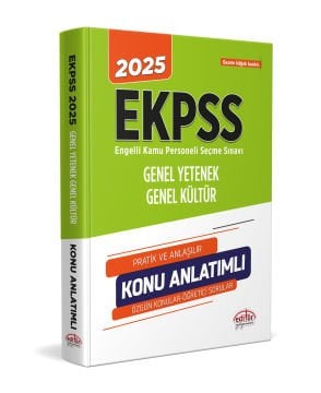 Ekpss Genel Yetenek - Genel Kültür Konu Anlatımlı Editör Yayınları