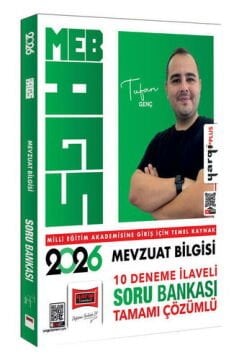 2026 MEB-AGS Mevzuat Bilgisi 10 Deneme İlaveli Tamamı Çözümlü Soru Bankası (Tufan Genç) Yargı Yayınları