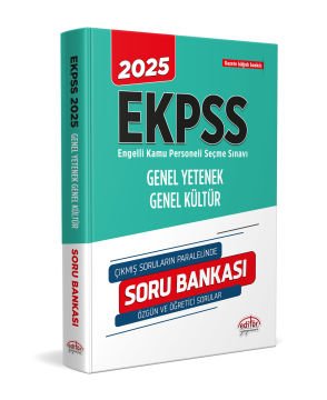 Ekpss Genel Yetenek - Genel Kültür Soru Bankası Editör Yayınları