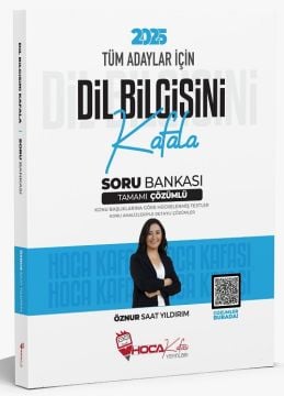 2025 KPSS TYT Dil Bilgisini Kafala Soru Bankası Çözümlü Öznur  Saat Yıldırım Hoca Kafası Yayınları