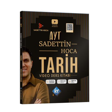 KR Akademi Sadettin Hoca AYT Tarih Video Ders Kitabı