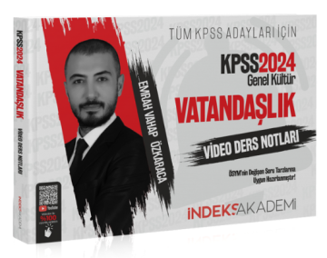 İndeks Akademi 2024 KPSS Vatandaşlık Video Ders Notları - Emrah Vahap Özkaraca