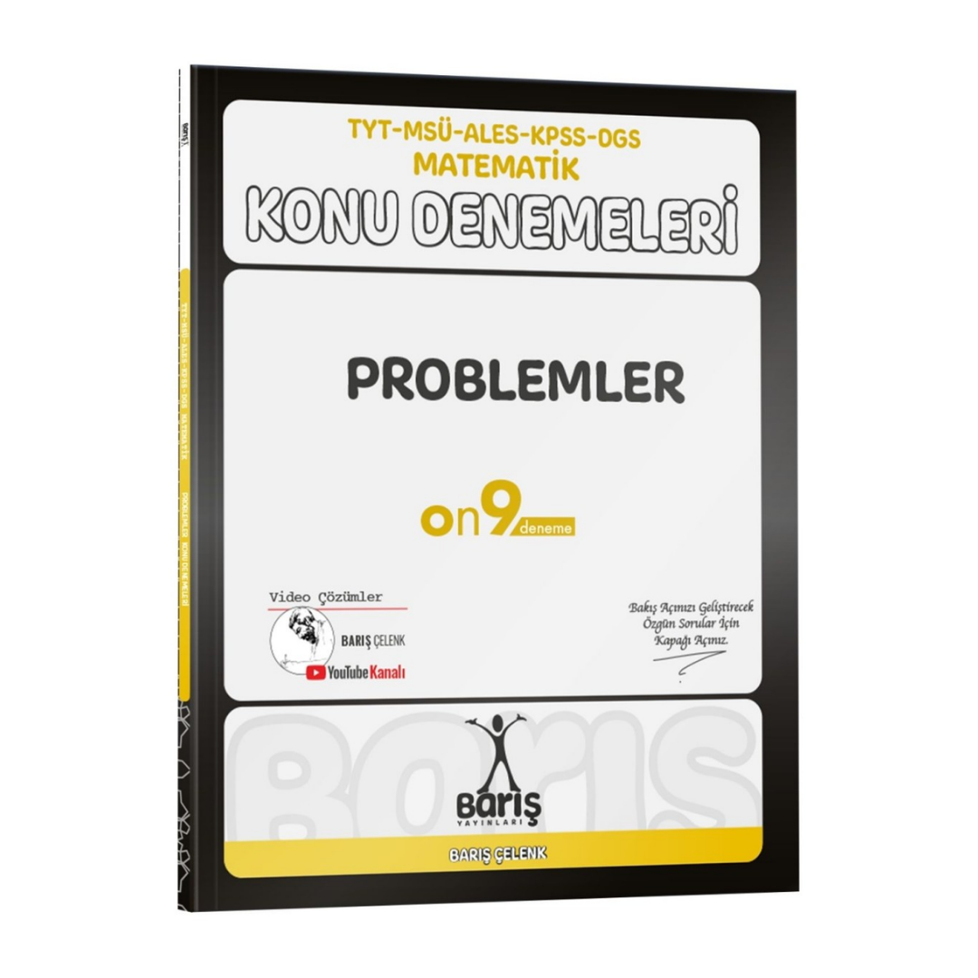 TYT MSÜ ALES KPSS DGS Matematik Problemler Konu Denemeleri Barış Yayınları