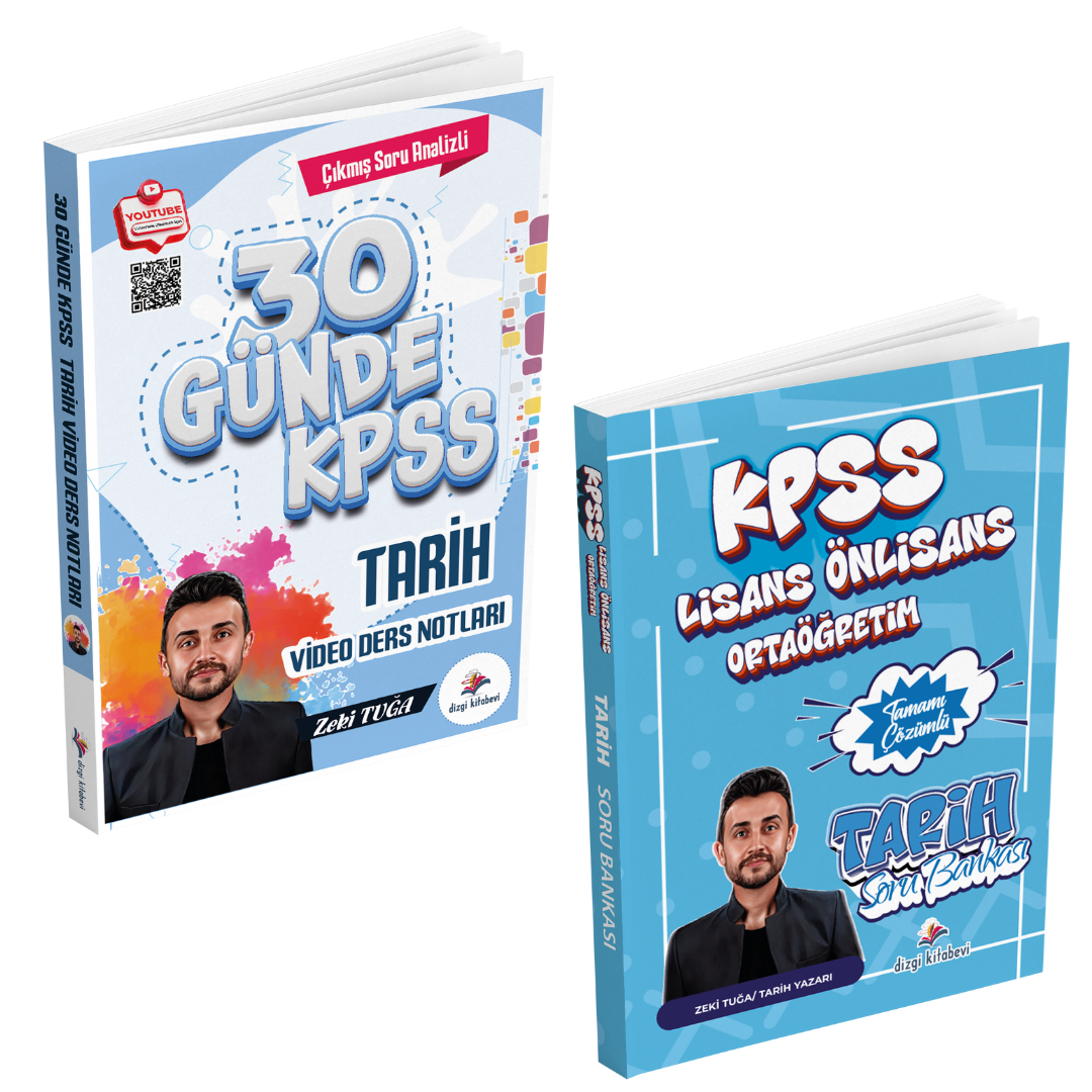 Dizgi Kitap 2026 KPSS Tarih Kazandıran 2'li Set Zeki Tuğa