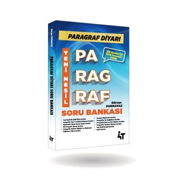 4T Yayınları Paragraf Diyarı Yeni Nesil Soru Bankası Çözümlü - Gürcan Durmayaz 4T Yayınları