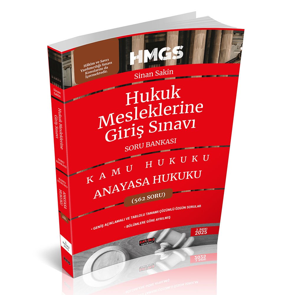 Hmgs Anayasa Hukuku Soru Bankası Savaş Yayınları Şubat 2025