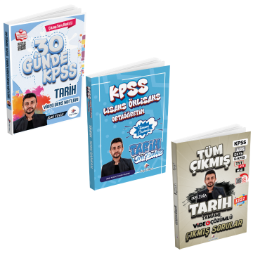 Dizgi Kitap 2026 KPSS Tarih Kazandıran 3'lü Set Zeki Tuğa