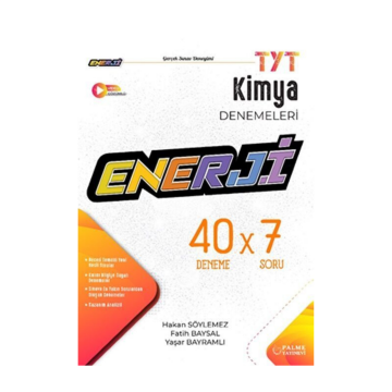 Palme Yayınları TYT Kimya Enerji 40 x 7 Deneme Kitabı