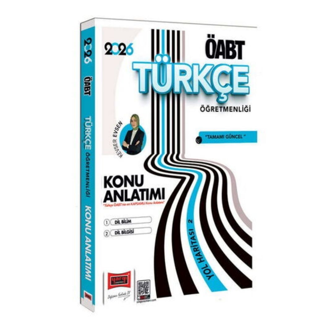 Yargı Yayınları 2026 ÖABT Türkçe Öğretmenliği Dil Bilim - Dil Bilgisi Konu Anlatımı Yol Haritası 2