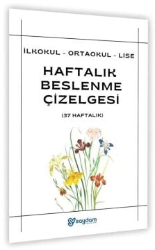 Saydam Yayınları İlkokul Ortaokul Lise Haftalık Beslenme Çizelgesi