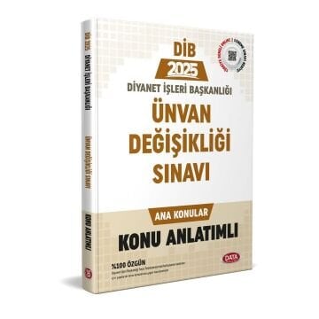 Diyanet İşleri Başkanlığı Ünvan Değişikliği Sınavı Ana Konular Konu Anlatımlı Data Yayınları