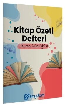 Kitap Özeti Defteri Okuma Günlüğüm Saydam Yayınları