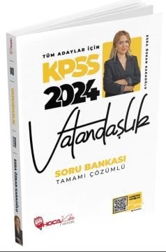 Hoca Kafası 2024 KPSS Vatandaşlık Soru Bankası Çözümlü - Esra Özkan Karaoğlu Hoca Kafası Yayınları