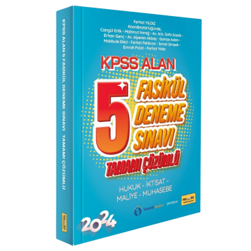 Makro Kitap 2024 KPSS Alan Tamamı Çözümlü 5 Deneme Sınavı