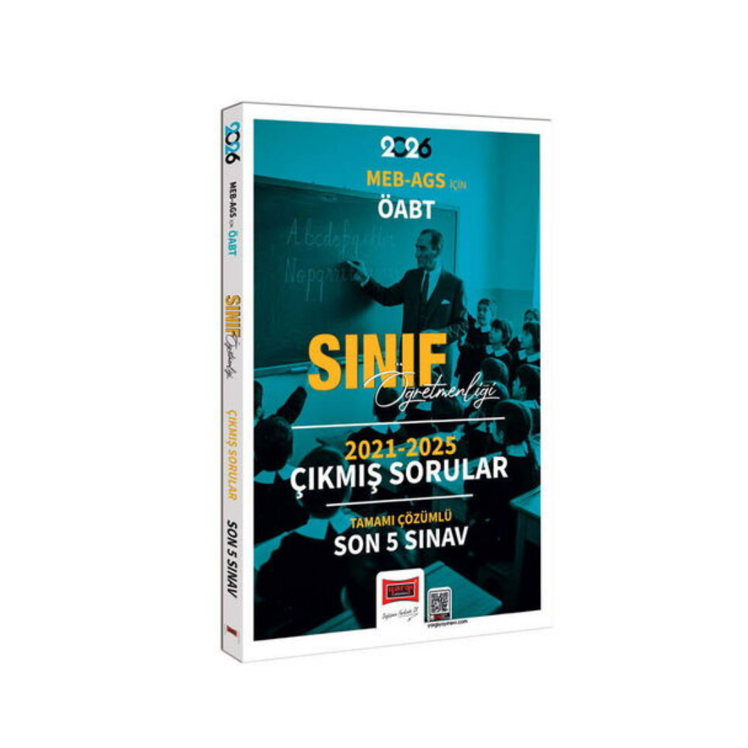 2026 MEB - AGS İçin ÖABT Sınıf Öğretmenliği 2021-2025 Tamamı Çözümlü Son 5 Sınav Çıkmış Sorular Yargı Yayınları