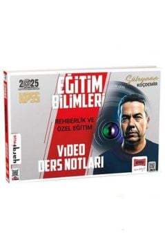 Yargı Yayınları 2025 KPSS Eğitim Bilimleri Rehberlik ve Özel Eğitim Video Ders Notları