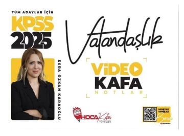 Hoca Kafası 2025 KPSS Vatandaşlık Video Kafa Notlar - Esra Özkan Karaoğlu  Hoca Kafası Yayınları