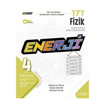 Palme Yayınları TYT Fizik Enerji Konu Özetli Soru Fasikülleri