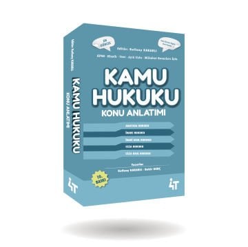 Kamu Hukuku Konu Anlatımı 4t Yayınları