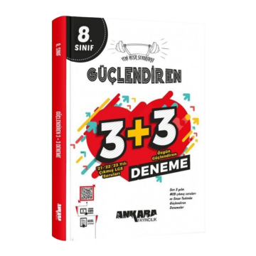 Ankara Yayıncılık 8. Sınıf Tüm Dersler Güçlendiren 3+3 Deneme