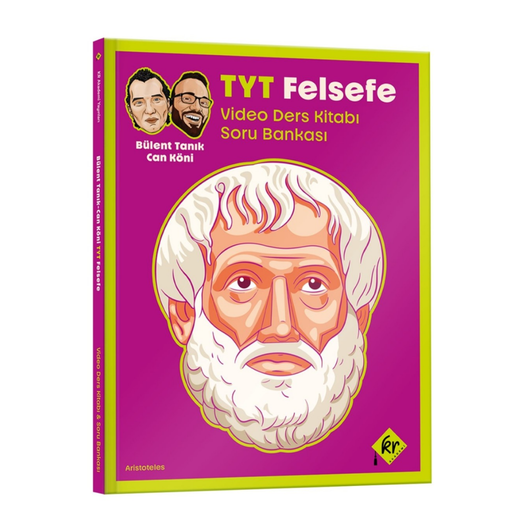 Can Köni-Bülent Tanık TYT Felsefe Video Ders Kitabı Soru Bankası KR Akademi Yayınları