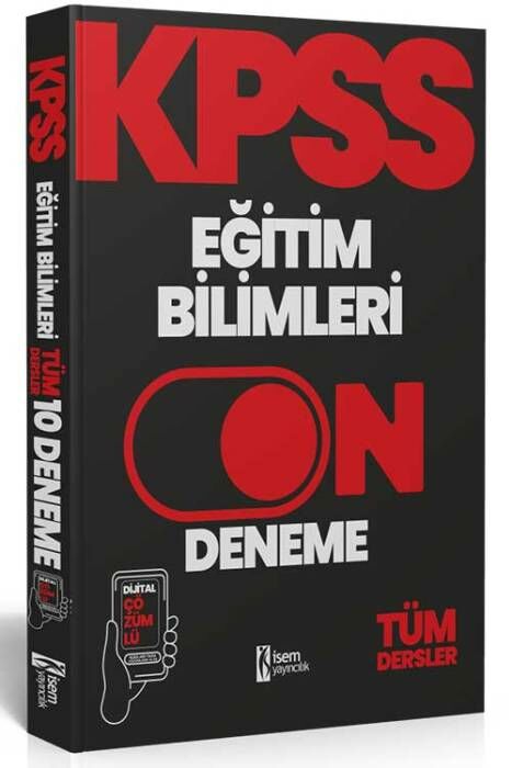 2025 KPSS Eğitim Bilimleri 10 Paket Deneme Dijital Çözümlü İsem Yayıncılık