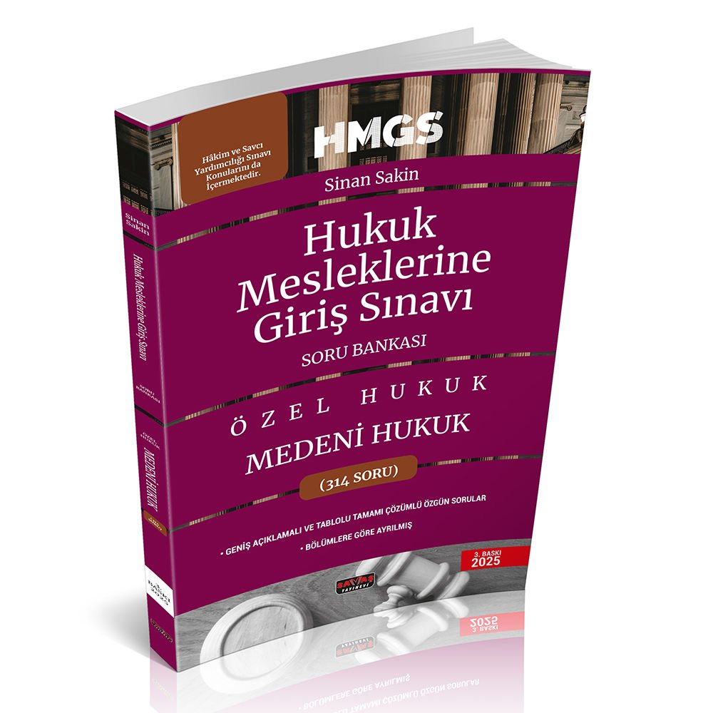 Hmgs Medeni Hukuk Soru Bankası Savaş Yayınları Şubat 2025