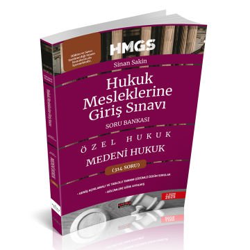 Hmgs Medeni Hukuk Soru Bankası Savaş Yayınları Şubat 2025