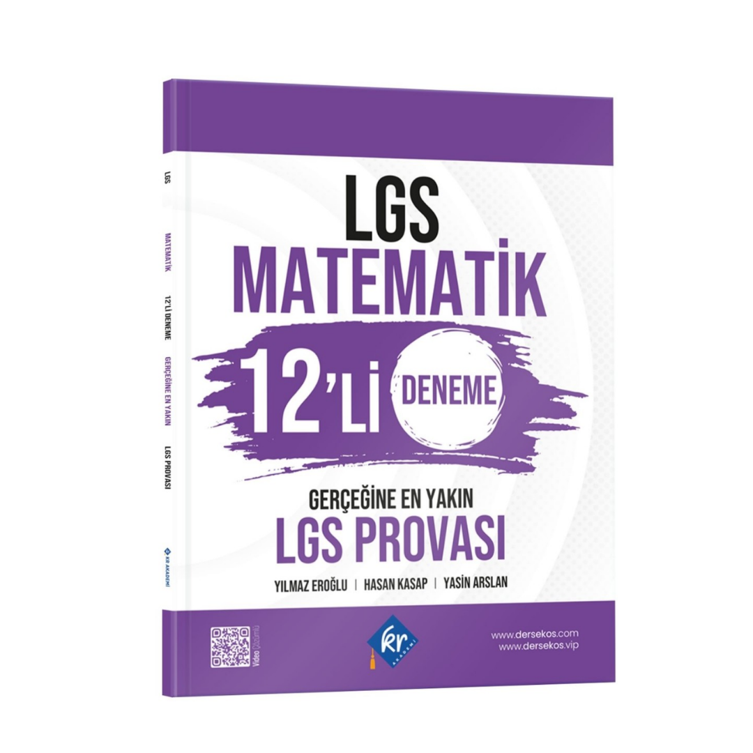 LGS Matematik 12'li Deneme Gerçeğine En Yakın LGS Provası KR Akademi