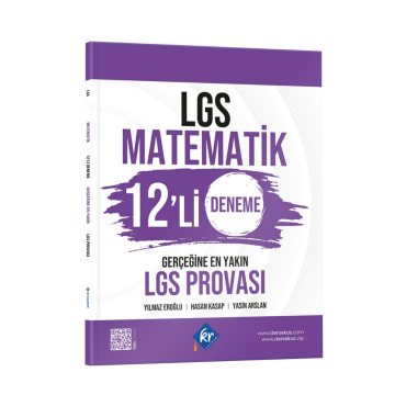 LGS Matematik 12'li Deneme Gerçeğine En Yakın LGS Provası KR Akademi