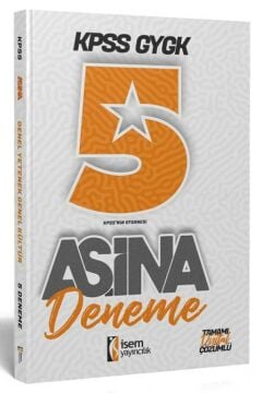 2024 KPSS Aşina Genel Yetenek Genel Kültür Tamamı Çözümlü 5 Dijital Deneme