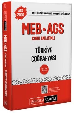 Pegem Akademi 2026 MEB-AGS Türkiye Coğrafyası Konu Anlatımlı