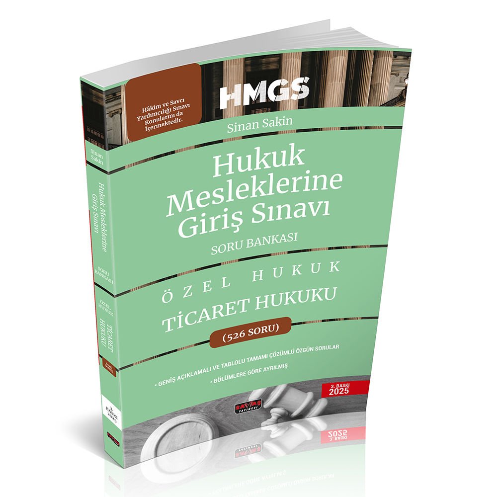 Hmgs Ticaret Hukuku Soru Bankası Savaş Yayınları Şubat 2025
