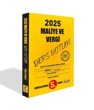 Maliye ve Vergi Ders Notları KPSS ve Kurum Sınavlarına Hazırlık 5. Baskı 2025 Makro Kitabevi