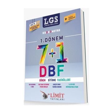 Limit Yayınları 8. Sınıf LGS 1. Dönem Kronometre 7 + 1 DBF