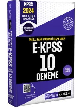 2024 E-KPSS Tamamı Çözümlü 10 Deneme (Ortaöğretim-Ön Lisans)