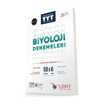 Limit Yayınları TYT Biyoloji 50x6 Denemeleri