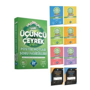 KR Akademi LGS Üçüncü Çeyrek Poster Notlar Soru Fasikülleri (3. Çeyrek)