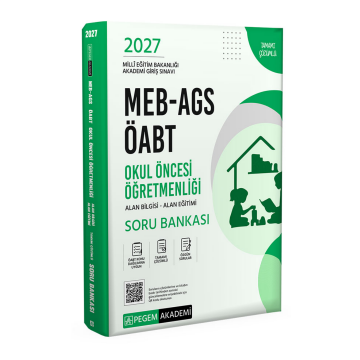 Pegem Yayınları 2027 MEB-AGS ÖABT Okul Öncesi Öğretmenliği Soru Bankası