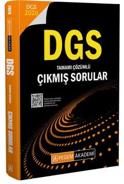 2026 DGS Çıkmış Sorular Tamamı Çözümlü Pegem Yayınları