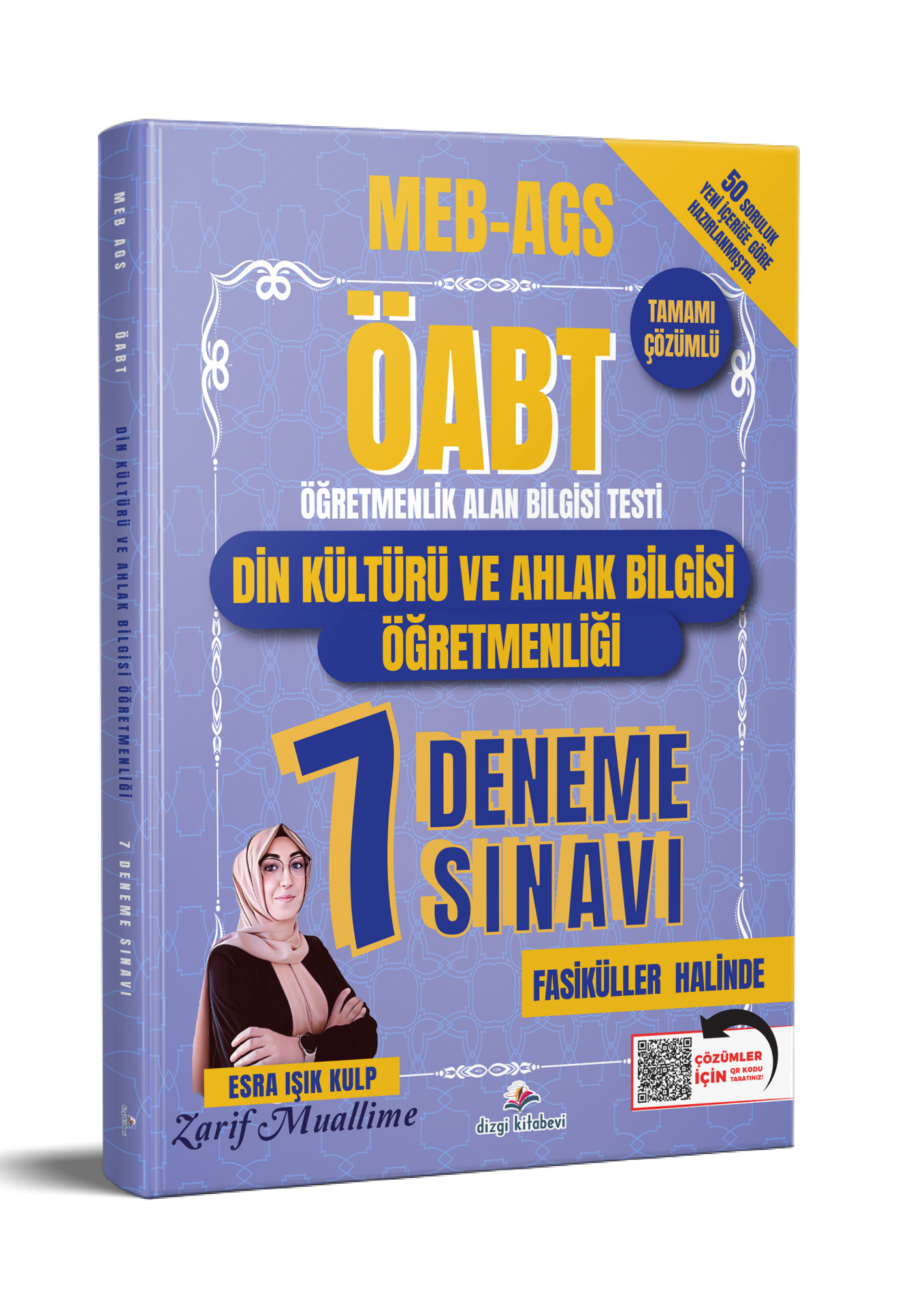 Dizgi Kitap 2026 Meb Ags ÖABT Din Kültürü ve Ahlak Bilgisi Öğretmenliği Tamamı Pdf Çözümlü 7 Deneme Sınavı Zarif Muallime Esra Işık Kulp