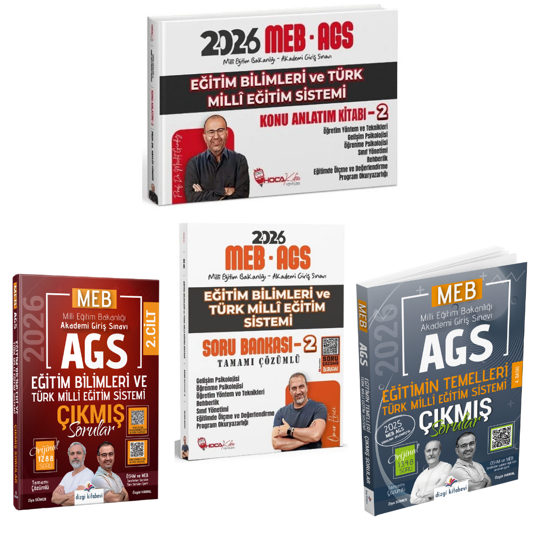 Hoca Kafası 2026 MEB AGS Eğitim Bilimleri ve Türk Milli Eğitim Sistemi Konu Anlatım & MEB AGS Eğitim Bilimleri Soru Bankası & MEB AGS Eğitim Bilimleri Türk Eğitim Sistemi Çıkmış Sorular & Eğitimin Temelleri Çıkmış Sorular Seti