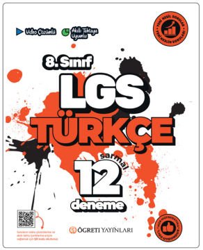LGS 8.Sınıf Türkçe Sarmal 12 Deneme Öğreti Akademi