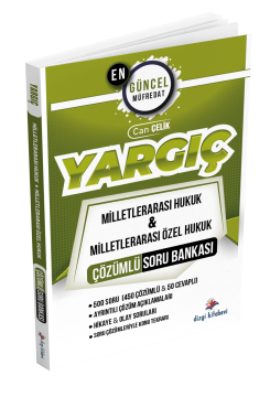 Dizgi Kitap 2024 Yargıç Milletlerarası Hukuk Milletlerarası Özel Hukuk Çözümlü Soru Bankası Can Çelik